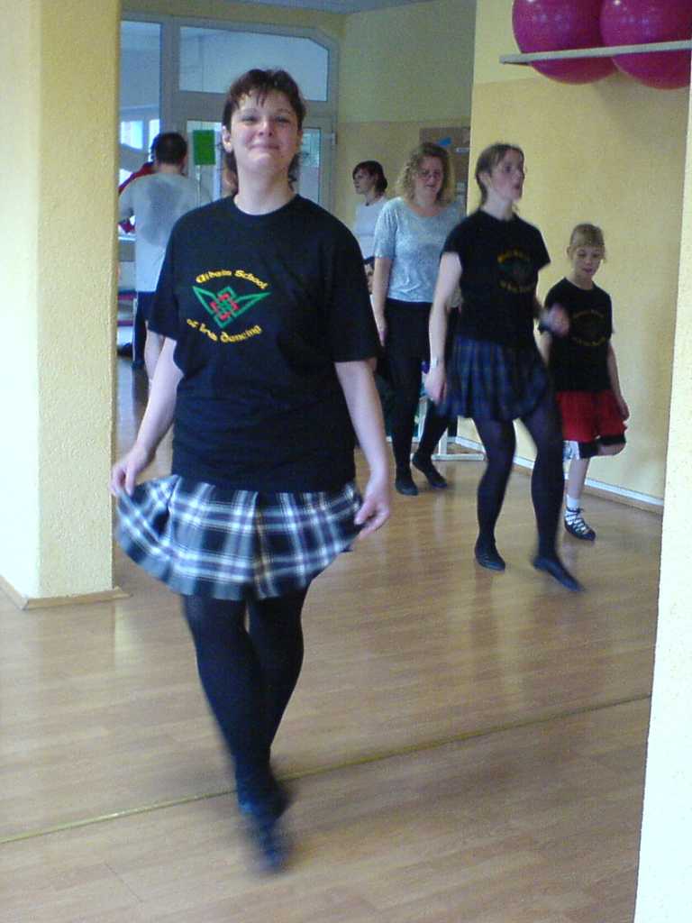 Janine in bester Stimmung