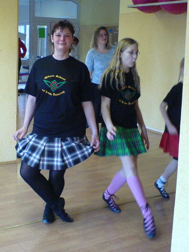 Janine in bester Stimmung