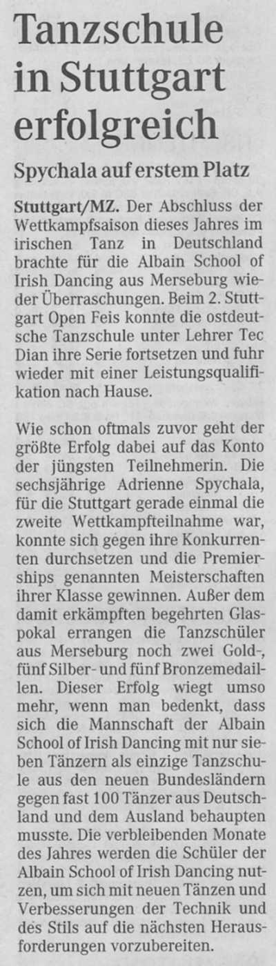 2. Stuttgart Open Feis