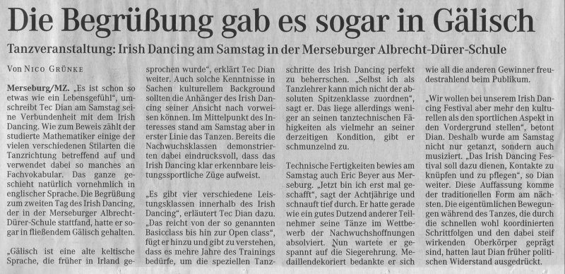 2. Albain Open Feis