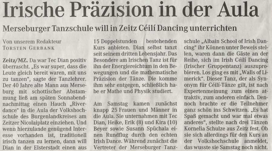 Irish Hour in Zeitz