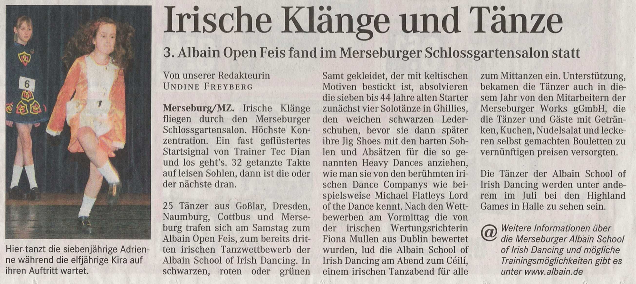 3. Albain Open Feis