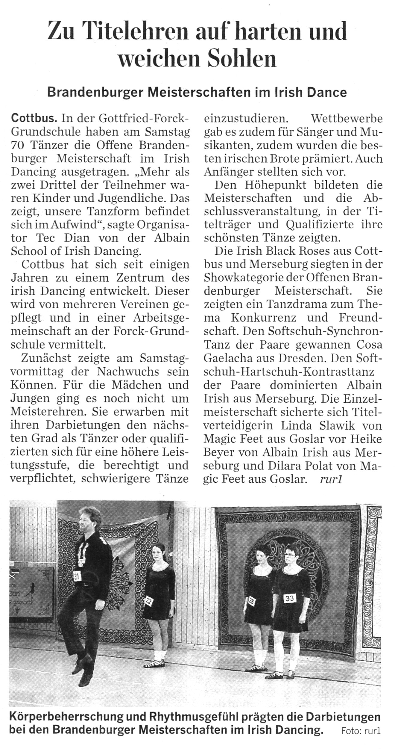 3. &Eacute;ire Open Feis