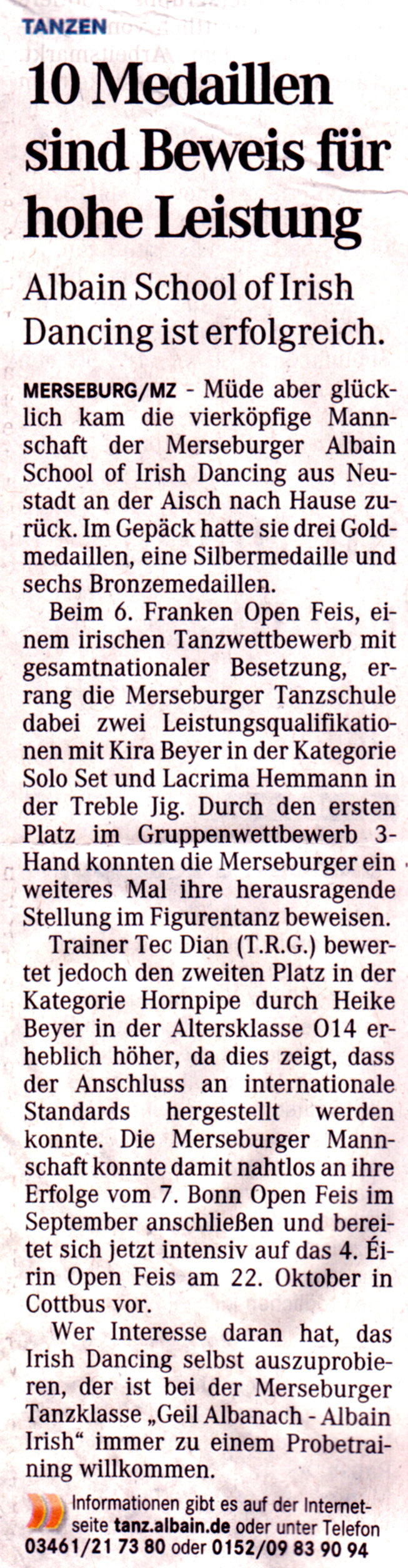 6. Franken Open Feis