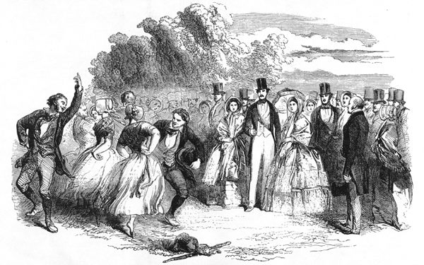 Irish Dance vor Königin Victoria, 1848