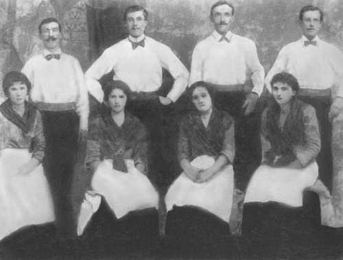 Eight-Hand Reel Class von Hugh O'Neill, All-Ireland Champions, 1902