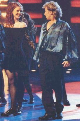 Michael Flatley und Jean Butler, Riverdance beim Eurovision Song Contest, Dublin, 1994