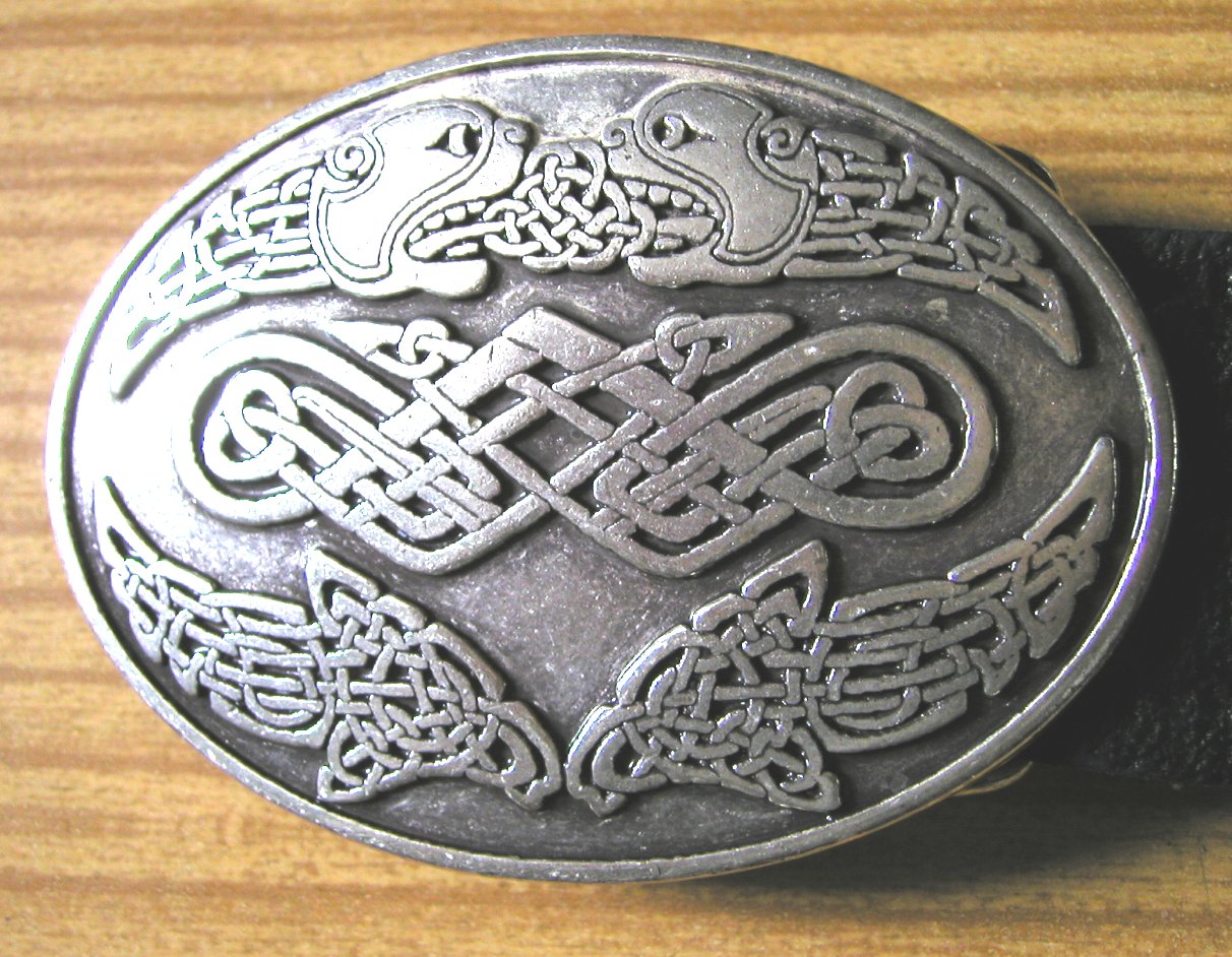 Gürtelschnalle mit keltischen Symbolen, 2003