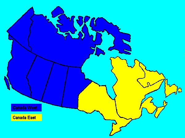 Regionen der I.D.T.A.N.A. in Kanada