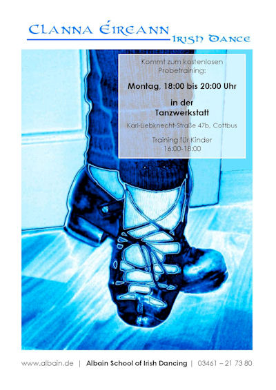 Flyer blau