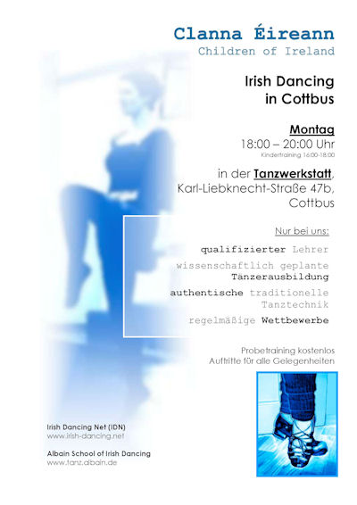 Plakat blau